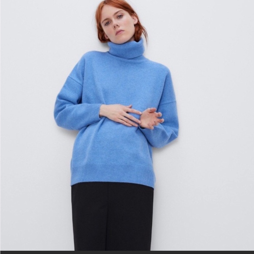 Zara high collar wool sweater